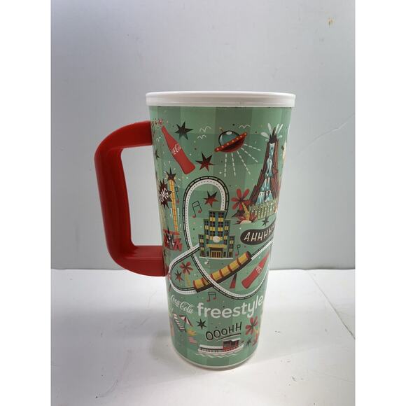 UNIVERSAL ORLANDO Coca-Cola Freestyle Souvenir Cup Whirley Drink Works 2017 Read - Picture 3 of 9